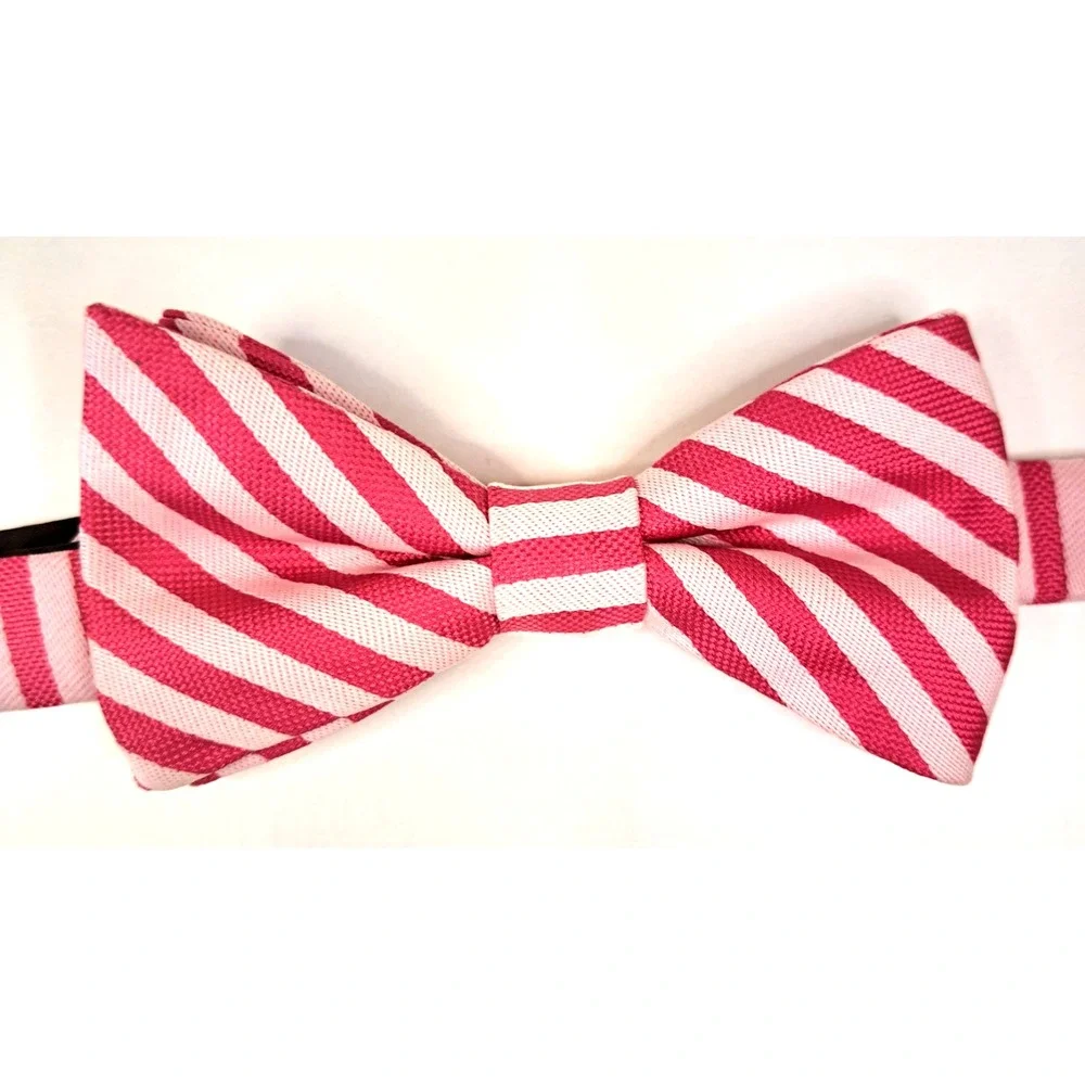 Lot Of 3 Bow Ties Striped Animal Print Gingham Check Fun‎ Novelty Tie